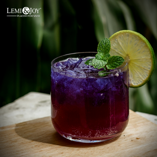 Limonada con Arándanos y Menta