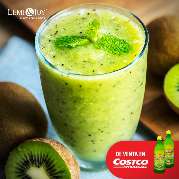 Batido de limón con kiwi
