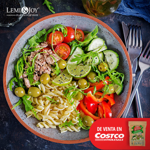 ensalada de pasta y atún