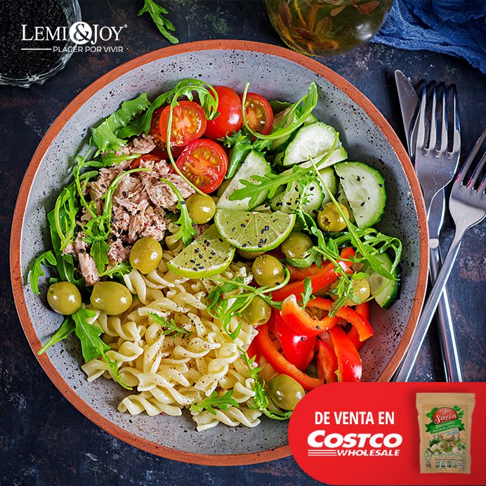 ensalada de pasta y atún