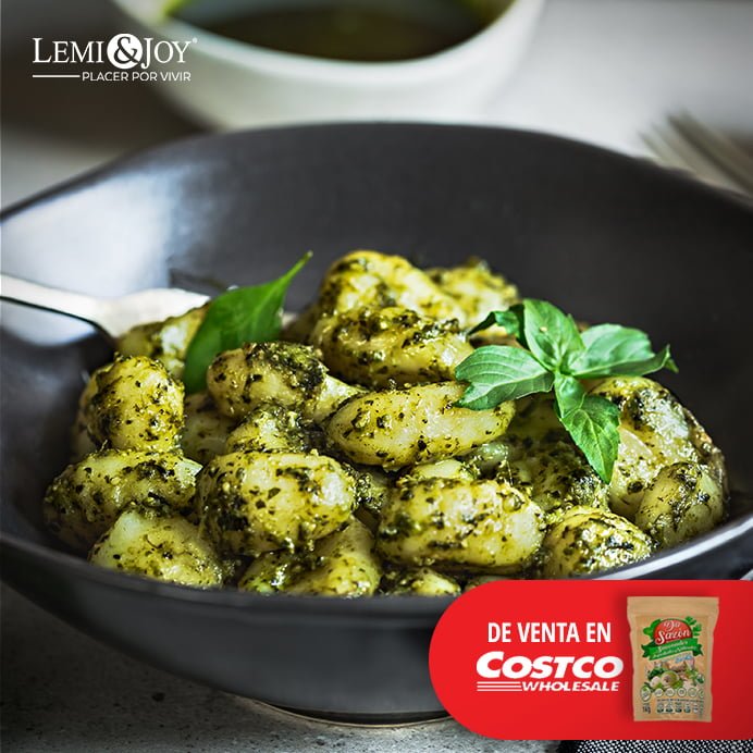papas asadas con pesto