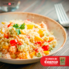 Ensalada de cous cous con mango y menta