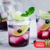 Blackberry gin fizz