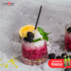 Coctel de moras limón y cardamomo