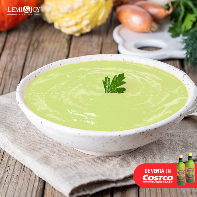 Crema Vegana de Calabaza con Cilantro