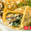 Receta Crepas vegana con salsa de elote